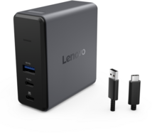 Lenovo Charging GaN Dock - töltő dokkoló adapter (G0AE0065EU) - Fekete színben
