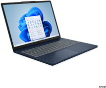 Lenovo IdeaPad Slim 3 Notebook (83KA00ANHV) - 15.3", AMD Ryzen 7-8840HS, 16GB RAM, 512GB SSD, Magyar billentyűzet, Operációs rendszer nélkül, hálózati adapter nélkül, 3 év garancia, Kék színben