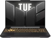 Asus TUF Gaming F16 Gamer Notebook (FX607VJR-TU295) - 16.0" WUXGA, Intel Core 5-205H, 16GB RAM, 512GB SSD, nVidia GeForce RTX 3050 6GB, Magyar billentyűzet, Operációs rendszer nélkül, 3 év garancia, Szürke színben