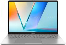 Asus Vivobook S16 Notebook (S3607AA-SH060) - 16.0" WUXGA OLED, Intel Core Ultra 5-325, 16GB RAM, 512GB SSD, Magyar billentyűzet, Operációs rendszer nélkül, 3 év garancia, Ezüst színben