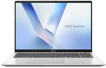 Asus VivoBook 16 Notebook (X1607CA-MB059) - 16.0" WUXGA, Intel Core Ultra 5-225H, 16GB RAM, 512GB SSD, Magyar billentyűzet, Operációs rendszer nélkül, 3 év garancia, Ezüst színben