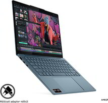 Lenovo Yoga Slim 7 Notebook (83JY00A3HV) - 14.0" WUXGA OLED, AMD Ryzen AI 5-330, 16GB RAM, 512GB SSD, Magyar billentyűzet, Operációs rendszer nélkül, 3 év garancia, Kékeszöld színben
