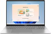 Asus Vivobook S16 Notebook (S3607VA-RP096) - 16.0" WUXGA, Intel Core Ultra 5-210H, 16GB RAM, 512GB SSD, Magyar billentyűzet, Operációs rendszer nélkül, 3 év garancia, Ezüst színben