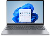 Lenovo ThinkBook 16 G6 Notebook (21MW0085HV) - 16.0" WUXGA, AMD Ryzen 5-7535HS, 16GB RAM, 512GB SSD, Magyar billentyűzet, Operációs rendszer nélkül, 3 év garancia, Szürke színben