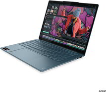 Lenovo Yoga Slim 7 Notebook (83JY00A5HV) - 14.0" WUXGA OLED, AMD Ryzen AI 7-345, 16GB RAM, 512GB SSD, Magyar billentyűzet, Operációs rendszer nélkül, 3 év garancia, Kékeszöld színben