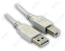 WIRETEK Kábel USB 2.0 A (Apa) - B (Apa) "Nyomtató Kábel" 3.0 méteres (WU4AE-3)