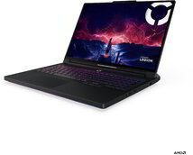 Lenovo Legion Pro 7 Gamer Notebook (83RU004THV) - 16.0" WQXGA, AMD Ryzen 9-9955HX, 32GB RAM, 1TB SSD, nVidia GeForce RTX 5080 16GB, Magyar billentyűzet, Operációs rendszer nélkül, 3 év garancia, Fekete színben