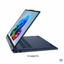 Lenovo IdeaPad 5 2in1 Notebook (83UL003HHV) - 15.3" WUXGA Multi-touch, Intel Core Ultra 5-322, 16GB RAM, 512GB SSD, Magyar billentyűzet, Operációs rendszer nélkül, hálózati adapter nélkül, 3 év garancia, Kék színben