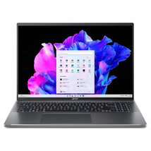 Acer Swift Go Notebook (SFG16-I71-79E4) - 16.0" WUXGA OLED, Intel Core Ultra 7-355, 16GB RAM, 512GB SSD, Magyar billentyűzet, Windows 11 Home, 3 év garancia, Sötétszürke színben