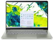 Acer Swift Air Notebook (SFA14-I31-73BB) - 14.0" WUXGA OLED, Intel Core 7-350, 12GB RAM, 512GB SSD, Magyar billentyűzet, Windows 11 Home, 3 év garancia, Zöld színben