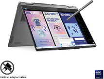 Lenovo Yoga 7 2in1 Notebook (83JQ00HTHV) - 14.0" WUXGA OLED, Multi-touch+Pen, Intel Core Ultra 7-256V, 16GB, 512GB SSD, Magyar billentyűzet, Operációs rendszer nélkül, 3 év garancia, Szürke színben