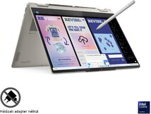 Lenovo Yoga 7 2in1 Notebook (83JQ00HVHV) - 14.0" WUXGA OLED, Multi-touch+Pen, Intel Core Ultra 7-256V, 16GB, 512GB SSD, Magyar billentyűzet, Operációs rendszer nélkül, 3 év garancia, Kagylószürke színben