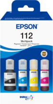 Epson 112 EcoTank 4-colour Multipack (4 szín) eredeti nagytöltetű tintatartály - 260 ml (C13T06C64A)