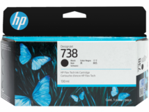 HP 738 Black (Fekete) eredeti DesignJet tintapatron (498N4A) - 130 ml