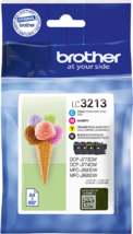 Brother LC-3213VAL Fekete és háromszínű tintapatron csomag (LC3213VAL)