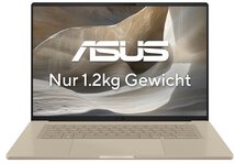 Asus ZenBook A16 Notebook (UX3607OA-SQ106W) - 16.0" 2.8K OLED, Qualcomm Snapdragon X2 Elite Extreme X2E-94-100, 24GB RAM, 512GB SSD, Magyar billentyűzet, Windows 11 Home, 3 év garancia, Bézs színben