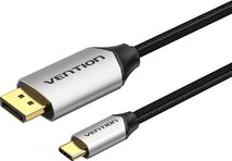 Vention USB-C to DisplayPort Videokábel (CGWHG) - USB-C to DisplayPort 2.1, akár 16K (15360×8640) 60Hz-en, 1.5 méter