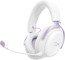 HP HyperX vezeték nélküli gaming fejhallgató Cloud III S mikrofonnal (D95DFAA) - levendula/fehér