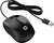 HP Wired Mouse 1000 Vezetékes egér (4QM14AA) - Fekete színben