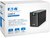 Eaton 5E Gen2 UPS USB DIN (5E1200UD) - 1200 VA, 660 W, Input: Schuko, Outputs: (4) DIN, Tower