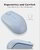 Lenovo 300 Wireless Compact Mouse Vezeték nélküli egér (GY51L15679) - Világoskék színben