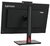 Lenovo ThinkVision T24v-30 Monitor (63D8MAT3EU) - 23.8" FullHD (1920x1080), IPS, 4ms, 16:9, 1000:1, 250cd/m2, HDMI, DisplayPort, VGA, 3 év garancia, Fekete színben