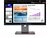 Lenovo ThinkVision P24Q-40 Monitor (64B2GAT1EU) - 23.8" QHD (2560x1440), IPS, 16:9, 1500:1, 300cd/m2, 4ms, HDMI, DisplayPort, USB, 3 év garancia, Fekete színben
