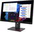 Lenovo ThinkVision T27UD-40 Monitor (64AFGAT2EU) - 27" UHD (3840x2160), IPS, 16:9, 1500:1, 350cd/m2, 4ms, HDMI, DisplayPort, VGA, USB, RJ45, 3 év garancia, Fekete színben