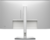Dell UltraSharp 32 U3225QE Thunderbolt Hub Monitor (210-BQTK) - 31.5" 4K (3840x2160), IPS, 120Hz, 3000:1, 600cd, 5ms, HDMI, DisplayPort, Thunderbolt 4 (Type-C), 3 év garancia, Ezüst színben
