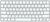 Apple Magic Keyboard (MXCL3MG/A) billentyűzet (USB‑C) - Magyar kiosztás - Fehér színben