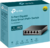 TP-LINK Switch 5x1000Mbps(4xPOE+) Easy Smart, asztali (TL-SG105MPE)