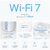 TP-LINK Wireless Mesh Networking system BE9300 háromsávos otthoni mesh Wi-Fi 7 Router DECO BE65(2-PACK)