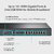 TP-LINK Vezetékes VPN Router 2xSFP+(10GE) +1xWAN/LAN(1GE) +8xWAN/LAN(1GE) +1xkonzol port +2xUSB (ER8411)