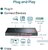 TP-LINK Switch 16x100Mbps (16xPOE+) +2x1000Mbps +1xGigabit kombó SFP (TL-SL1218P)