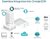 TP-LINK Wireless Access Point Dual Band AX3000 Wifi 6 beltéri (EAP650-WALL)