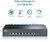 TP-LINK Switch 8x10 Gigabit, fémházas asztali/rackes (TL-SX1008)