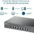 TP-LINK Switch 8x10 Gigabit, fémházas asztali/rackes (TL-SX1008)