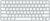 Apple Magic Keyboard (MXCK3MG/A) billentyűzet - Touch ID - Apple silicon (USB-C) - Magyar kiosztás - Fehér színben