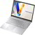 Asus Vivobook 15 Notebook (X1504VA-BQ2910) - 15.6" FullHD, Intel Core 5-120U, 16GB RAM, 1TB SSD, Magyar billentyűzet, Operációs rendszer nélkül, 3 év garancia, Ezüst színben