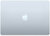 Apple MacBook Air Notebook (MDVT4MG/A) - 15.3" (2880x1864), Apple M5 10 mag, 16GB RAM, 1TB SSD, macOS, Kék, 1 év garancia (Magánszemélyeknek 3 év jótállás)