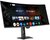 Asus ROG Strix Gamer Ívelt Monitor (XG34WCDMTG) - 34" 4K WQHD (3440x1440) QD-OLED, 21:9, 240Hz, 1500000:1, 1000cd, 0.03ms, HDMI, DisplayPort, USB, 3 év garancia, Fekete színben