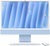 Apple iMac (MWV13MG/A) 24.0" 4.5k (4480x2520), Apple M4 10 mag, 16GB RAM, 256GB SSD, macOS, Kék, 1 év garancia (Magánszemélyeknek 3 év jótállás)