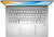 Asus Vivobook S14 Notebook (M3407KA-SF012W) - 14.0" WUXGA OLED, AMD Ryzen AI 5-330, 16GB RAM, 512GB SSD, Magyar billentyűzet, Operációs rendszer nélkül, 3 év garancia, Ezüst színben