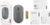Lenovo 350 Bluetooth Silent Mouse Luna Grey vezeték nélküli egér (GY51S61904) - szürke színben