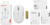 Lenovo 350 Bluetooth Silent Mouse Cloud Grey vezeték nélküli egér (GY51S61907) - fehér/szürke színben