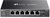 TP-LINK Switch 6x1000Mbps (4xPOE+) Fémházas Easy Smart (Omada) (ES206GP)
