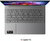 Lenovo IdeaPad Slim 5 Notebook (83S1006VHV) - 14.0" WUXGA, AMD Ryzen AI 7-445, 16GB RAM, 512GB SSD, Magyar billentyűzet, Operációs rendszer nélkül, 3 év garancia, Szürke színben