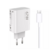 Xiaomi HyperCharge 67W Hálózati gyorstöltő (BHR9465EU) - 67 Watt, USB Type-A aljzat, USB Type-C kábel, Fehér szín