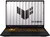 Asus TUF Gaming 16 Gamer Notebook (FX610JH-TU026) - 16.0" WUXGA, Intel Core i5-14450HX, 16GB RAM, 512GB SSD, nVidia GeForce RTX 5050 8GB, Magyar billentyűzet, Operációs rendszer nélkül, 3 év garancia, Fekete színben