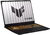 Asus TUF Gaming 16 Gamer Notebook (FX610JH-TU026) - 16.0" WUXGA, Intel Core i5-14450HX, 16GB RAM, 512GB SSD, nVidia GeForce RTX 5050 8GB, Magyar billentyűzet, Operációs rendszer nélkül, 3 év garancia, Fekete színben